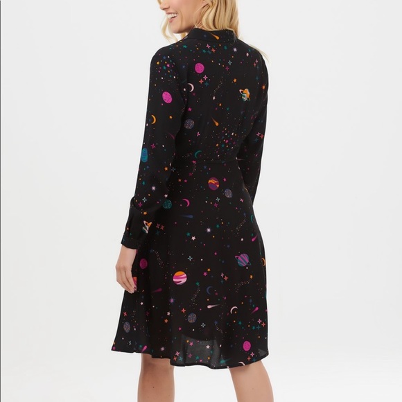 ModCloth Plutonic Relationship Galaxy Space Dress - Picture 6 of 10